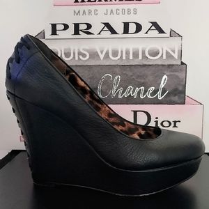 Betsey Johnson Wedges - Corset Back